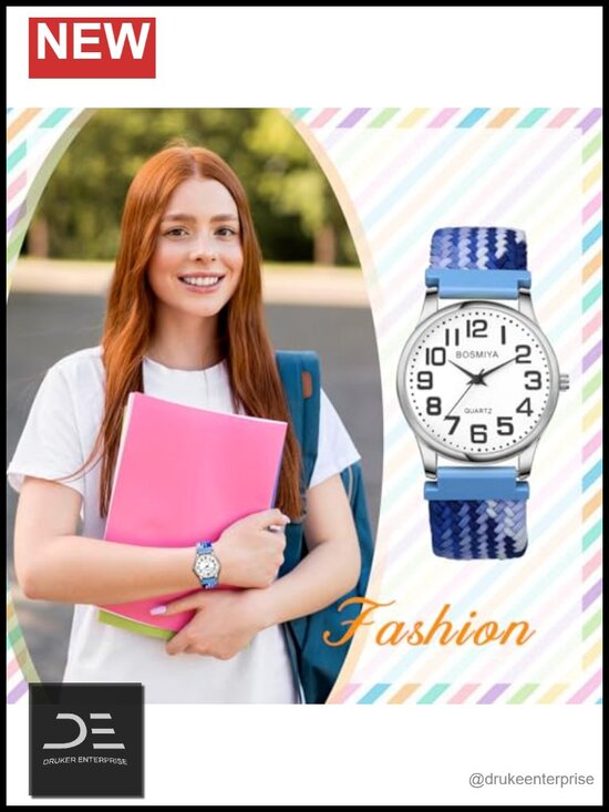 Women\'s Analog Quartz Stretch Braided Band Wrist Watch main image 5